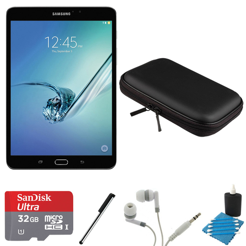 Samsung Galaxy Tab S2 8.0-inch Wi-Fi Tablet (Black/32GB) 32GB MicroSDHC Card Bundle