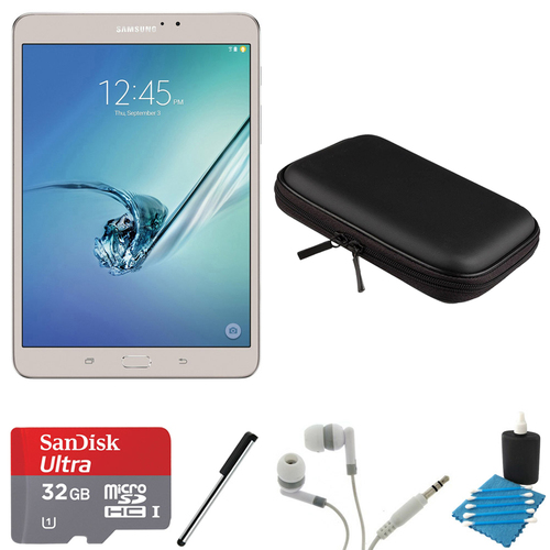 Samsung Galaxy Tab S2 8.0-inch Wi-Fi Tablet (Gold/32GB) 32GB MicroSDHC Card Bundle