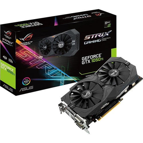 Asus GeForce GTX 1050 Ti 4GB ROG STRIX Gaming Graphics Card - STRIX-GTX1050TI-4G-G