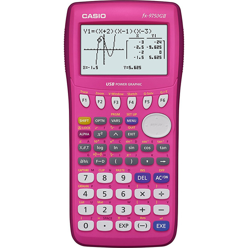 Casio Graphing Calculator Pink