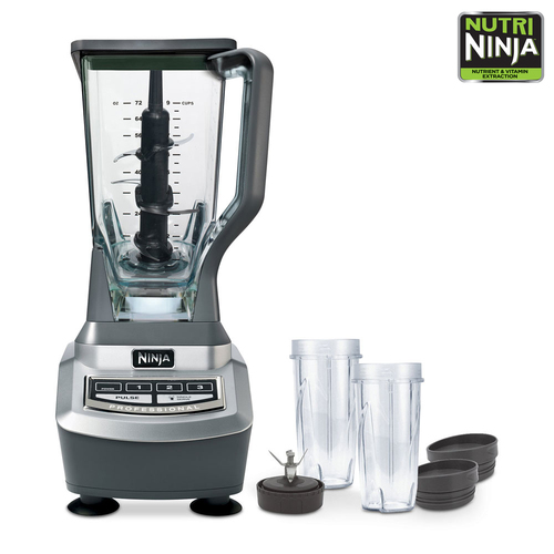 Ninja BL740 Ninja Professional Blender & Nutri Ninja Cups -Certified Refurbished