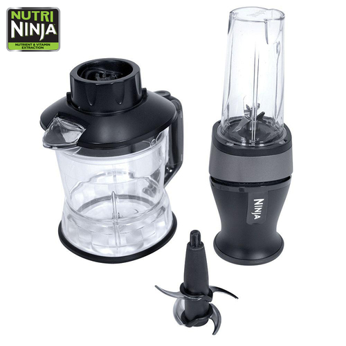 Ninja QB3000 Nutri Ninja 2 in 1 Blender Meal Prep - Certified Refurbished