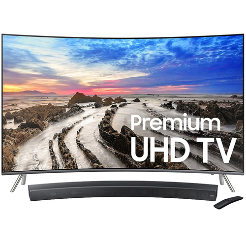 Samsung 55` UN55MU8500 Curved 4K Ultra HD Smart LED TV + HW-MS6500/ZA Sound+ Soundbar