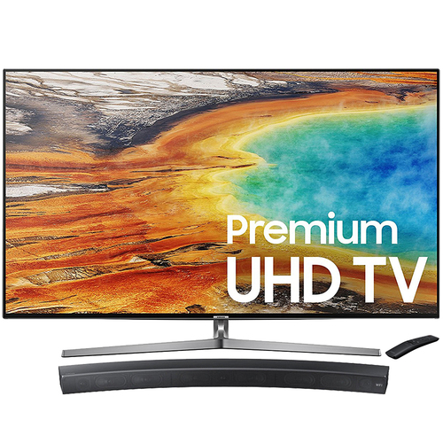Samsung 55` UN55MU9000 4K Ultra HD Smart LED TV + HW-MS6500/ZA Sound+ Soundbar