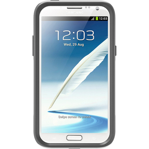 Xit Commuter Series Case for Samsung Galaxy Note 2 - Glacier White/Gray
