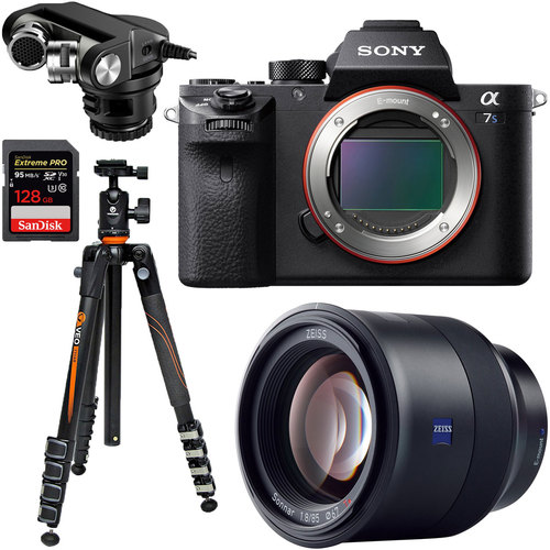 Sony a7S II (Alpha 7S II) Mirrorless Digital Camera + Batis 85mm f/1.8 Lens Bundle