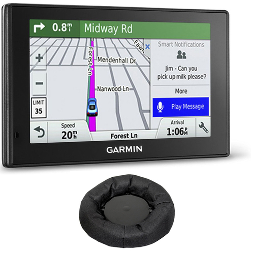 Garmin 010-01539-01 DriveSmart 50LMT GPS Navigator Dash Mount Bundle