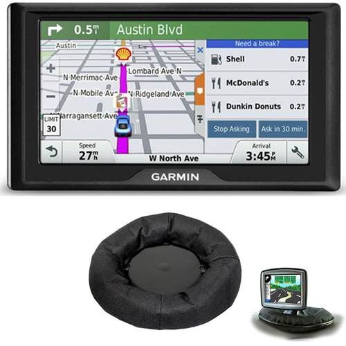 Garmin Drive 50LM GPS Navigator Lifetime Maps (US) 010-01532-0C Dashboard Mount Bundle