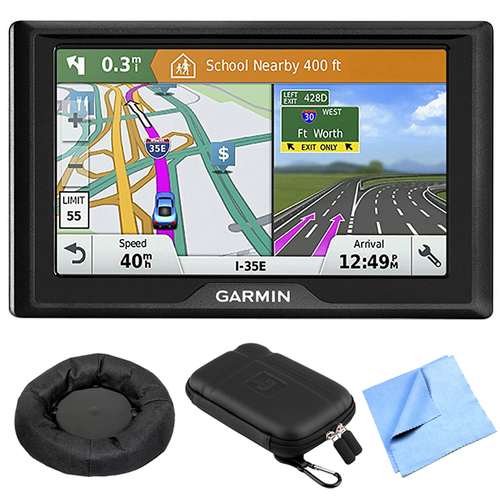 Garmin Drive 51 LM GPS Navigator with Driver Alerts USA with Mount Bundle
