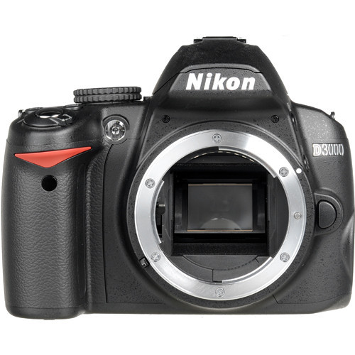 Nikon D3000 DX-format Digital SLR Body (Refurbished)