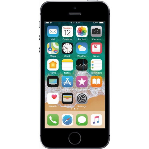 Apple iPhone SE, Space Grey, 16GB, Unlocked Carrier - Refurbished - IPHSESG16U	