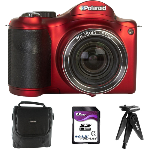 Vivitar IS2634-RED/KIT-AMX 16 Digital Camera with 3-Inch LCD