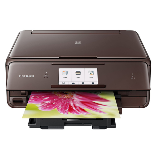 Canon PIXMA TS8020 wireless Color Photo Printer with Scanner & Copier 4.3 Brown