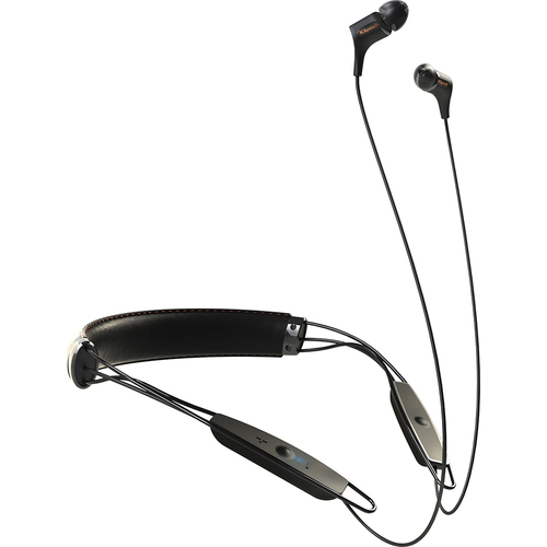 Klipsch R6 Neckband Earbuds with Bluetooth - Black Leather (OPEN BOX)