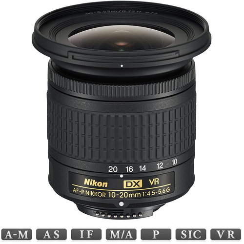 Nikon AF-P DX NIKKOR 10-20mm f/4.5-5.6G VR Lens (20067) - Certified Refurbished