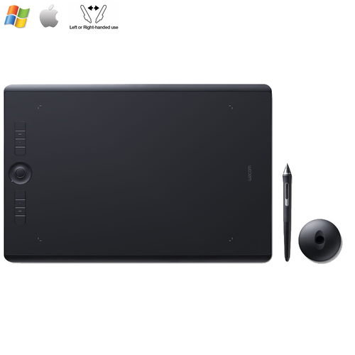 Wacom Intuos Pro Large Creative Pen Tablet, Black PTH860 - Certified Refurbished
