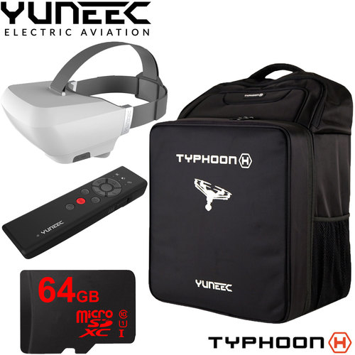 Yuneec Typhoon H Accessory Kit w/ Wizard Wand, Skyview Goggles, Backpack & 64GB SD Card