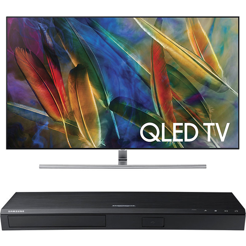 Samsung QN65Q7F Flat 65` 4K Ultra HD Smart QLED TV + 4K UHD Blu-ray Player