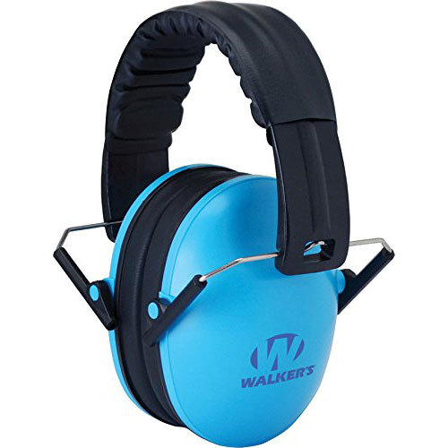 Walkers Game Ear Children's Passive Folding Ear Muff Hearing Protection - Blue