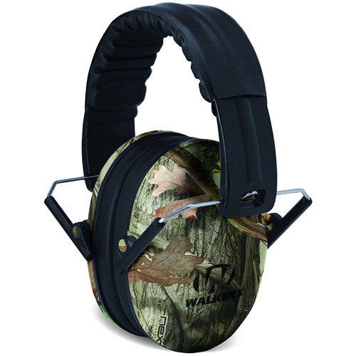 Walkers Game Ear Children's Passive Folding Ear Muff Hearing Protection - Camo