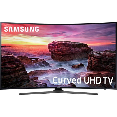 Samsung UN55MU6490 Curved 54.6` LED 4K UHD 6 Series SmartTV (2017 Model) (OPEN BOX)