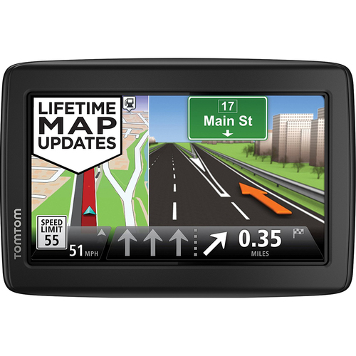 TomTom VIA 1505M 5` GPS Navigator w/ Lifetime Maps for US, Canada, Mexico, Europe