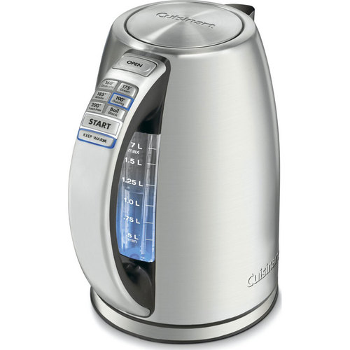 PerfectTemp Cordless Electric Kettle, Brushed Stainless Steel