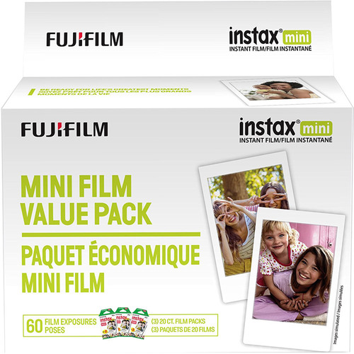 Fujifilm INSTAX Mini Film Value Pack (60 Exposures) - 600016111