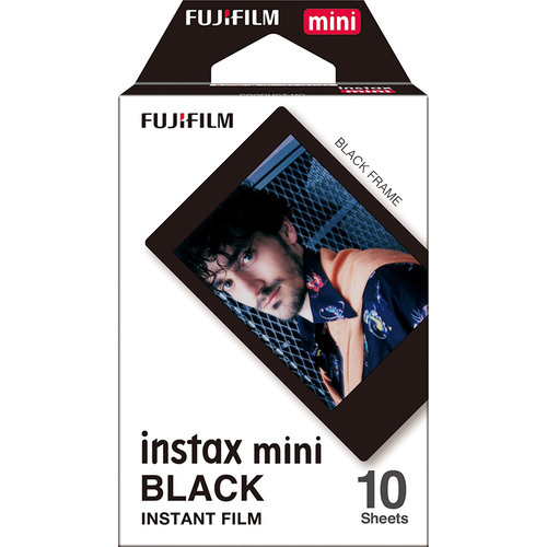 Fujifilm INSTAX Mini Black Frame Instant Film (10 Exposures) - 16537043