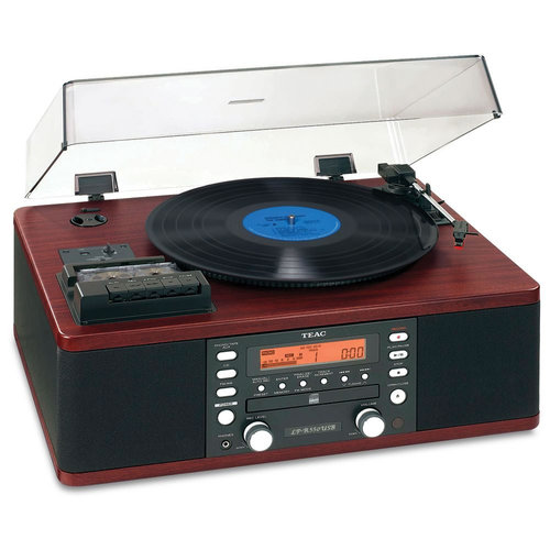Teac LP-R550USB Turntable with Built-in CD Recorder (Walnut)