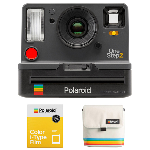 Polaroid Originals OneStep2 i-Type Instant Film Camera w/ Camera Bag + Color Film