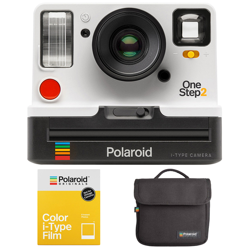 Polaroid Originals OneStep2 i-Type Instant Film Camera + Camera Bag + Color Film