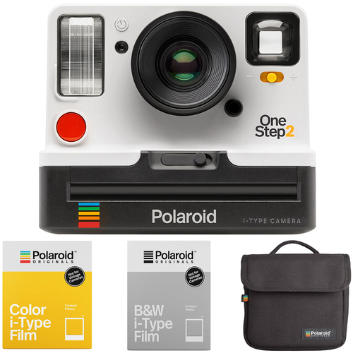 Polaroid Originals OneStep2 i-Type Instant Film Camera + Bag and Film Bundle