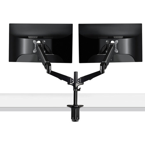 Premium Gas Spring Dual Monitor Mounting Arm For 15