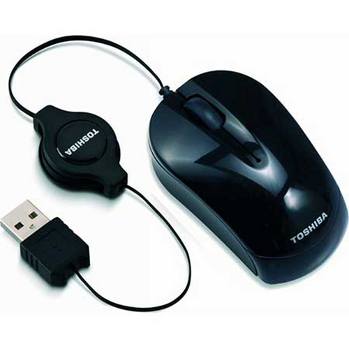 Toshiba Mini Retractable Mouse