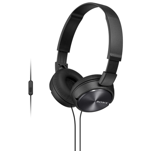 Sony MDR-ZX310AP/B ZX Series On Ear Headphones Headband Stereo Headset w/ Microphone