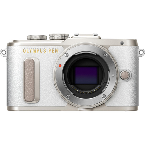Olympus PEN E-PL8 16.1 MP Wi-Fi White Mirrorless Digital Camera Body Refurbished