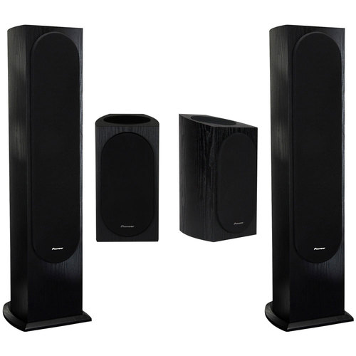 Pioneer SP-BS22A-LR Andrew Jones Dolby Bookshelf Speaker (x2) + SP-FS52 Tower Speakers