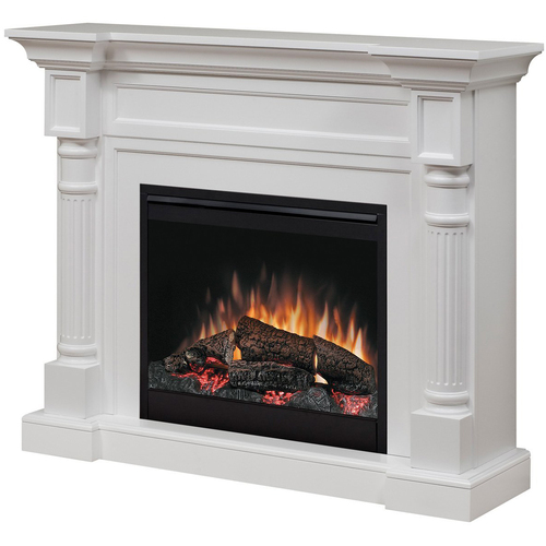 Dimplex Winston Electric Fireplace - Mantel, White
