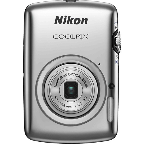 Nikon COOLPIX S01 Touch Screen Digital Camera - Silver Factory Refurbished