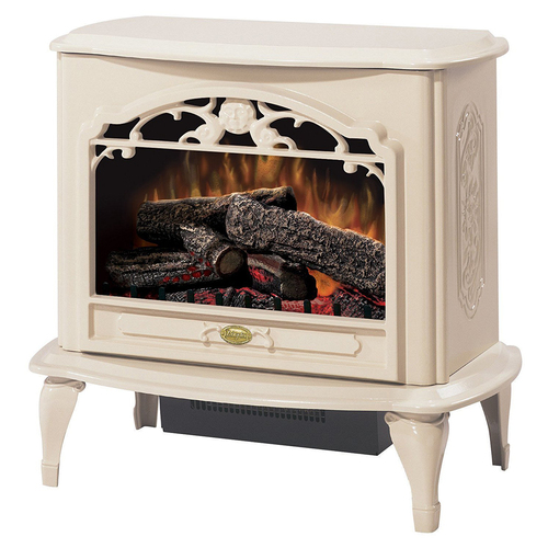 Dimplex Celeste Electric Stove-Style Fireplace - Cream
