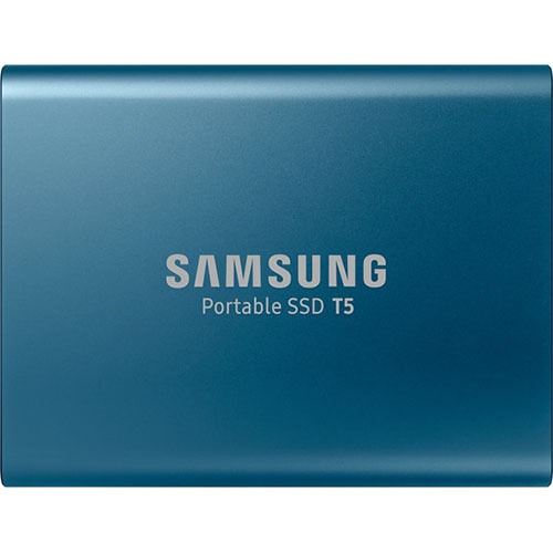 Samsung MU-PA500B/AM 500GB T5 Portable Solid-State Drive, Blue
