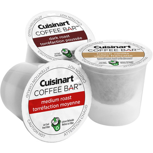 Cuisinart Coffee Bar K Cup Single Serve 3 Capsules (For All K-Cup Machines)