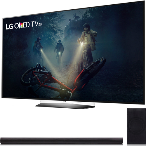 LG B7A Series 65` OLED 4K HDR Smart TV 2017 Model with LG Sound Bar