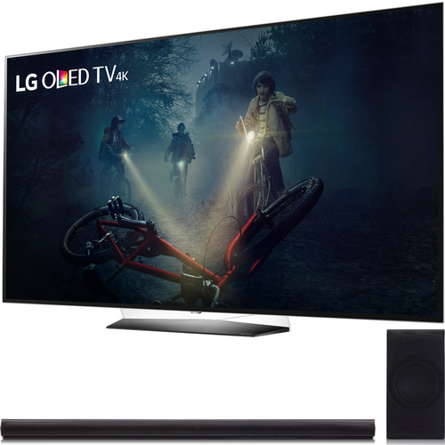 LG B7A Series 55` OLED 4K HDR Smart TV 2017 Model with LG Sound Bar