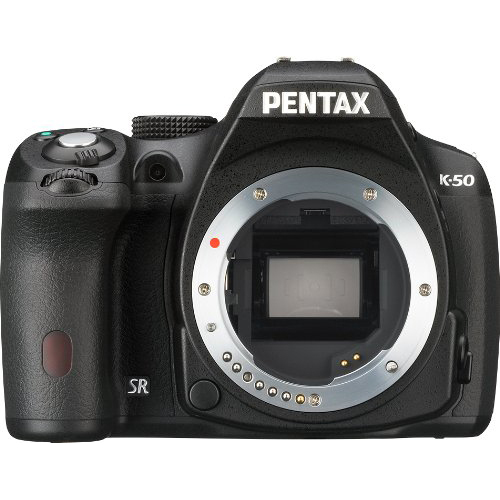 Pentax K-50 Black 16MP Digital SLR Camera - Body Only