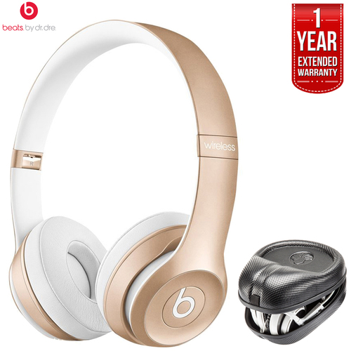 Beats By Dre Solo2 Wireless On-Ear Headphones +Extended Warranty Pack (Certified Refurbished)