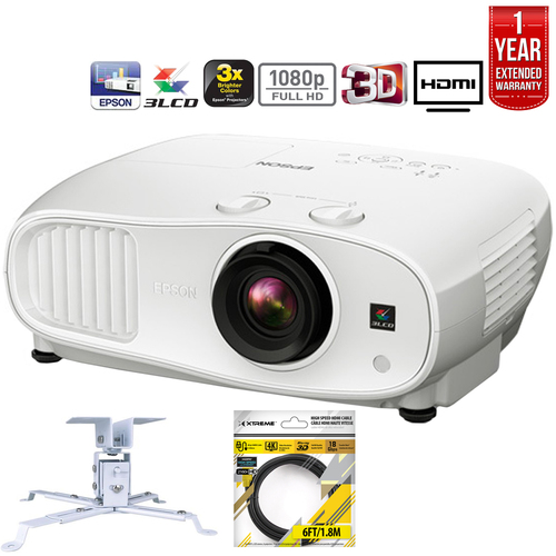Epson Home Cinema 3000 3D 3LCD Theater Projector + Refurbished Extended Warranty Pack