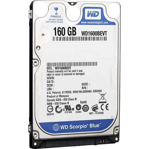 WESTERN DIGITAL - IMSOURCING 160GB 540K 8M SATA 3G 2.5IN DISC PROD SPCL SOURCING SEE NOTES