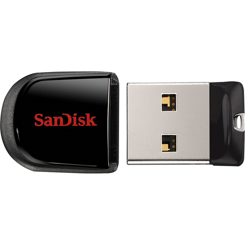 Sandisk 8GB CRUZER FIT FLASH DRIVE USB 3X5 INCHES RETAIL PACK NO RETURNS